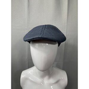 D&Y Newsboy Flat Cap Classic Blue SKU 7370